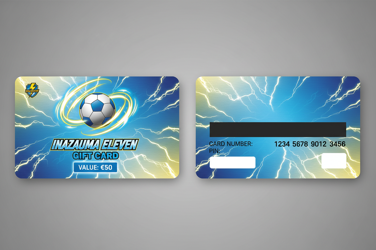 Tarjetas Regalo Oficiales Inazuma Eleven
