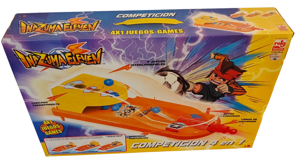 Juego de mesa Inazuma Eleven Competición 4 en 1 (Reig)