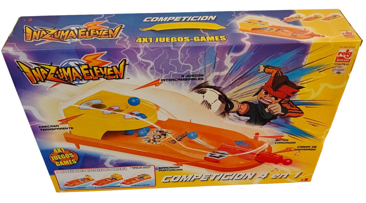 Juego de mesa Inazuma Eleven Competición 4 en 1 (Reig)
