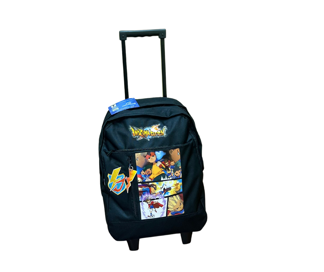 Mochila premium Inazuma Eleven con ruedas⚽🔥