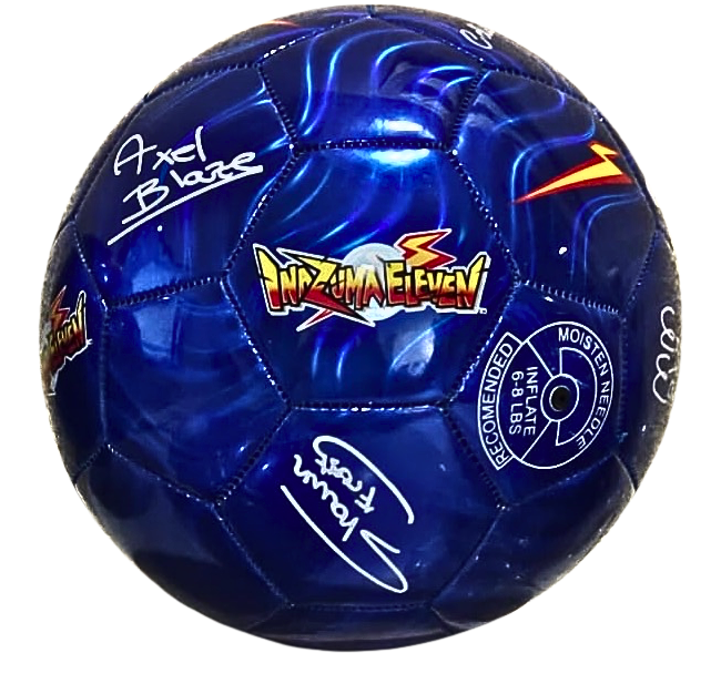 Balón Oficial de Inazuma Eleven con las firmas de los jugadores