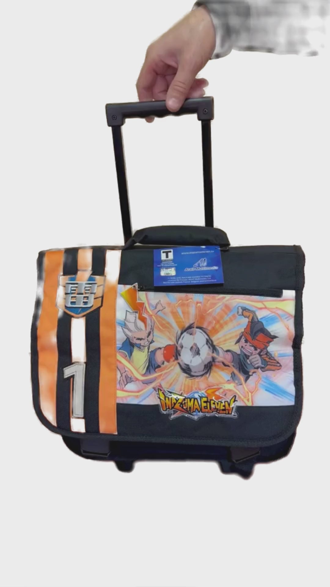 Bandolera Trolley CON RUEDAS Oficial Inazuma Eleven - diseño (Raimon)⚽🔥